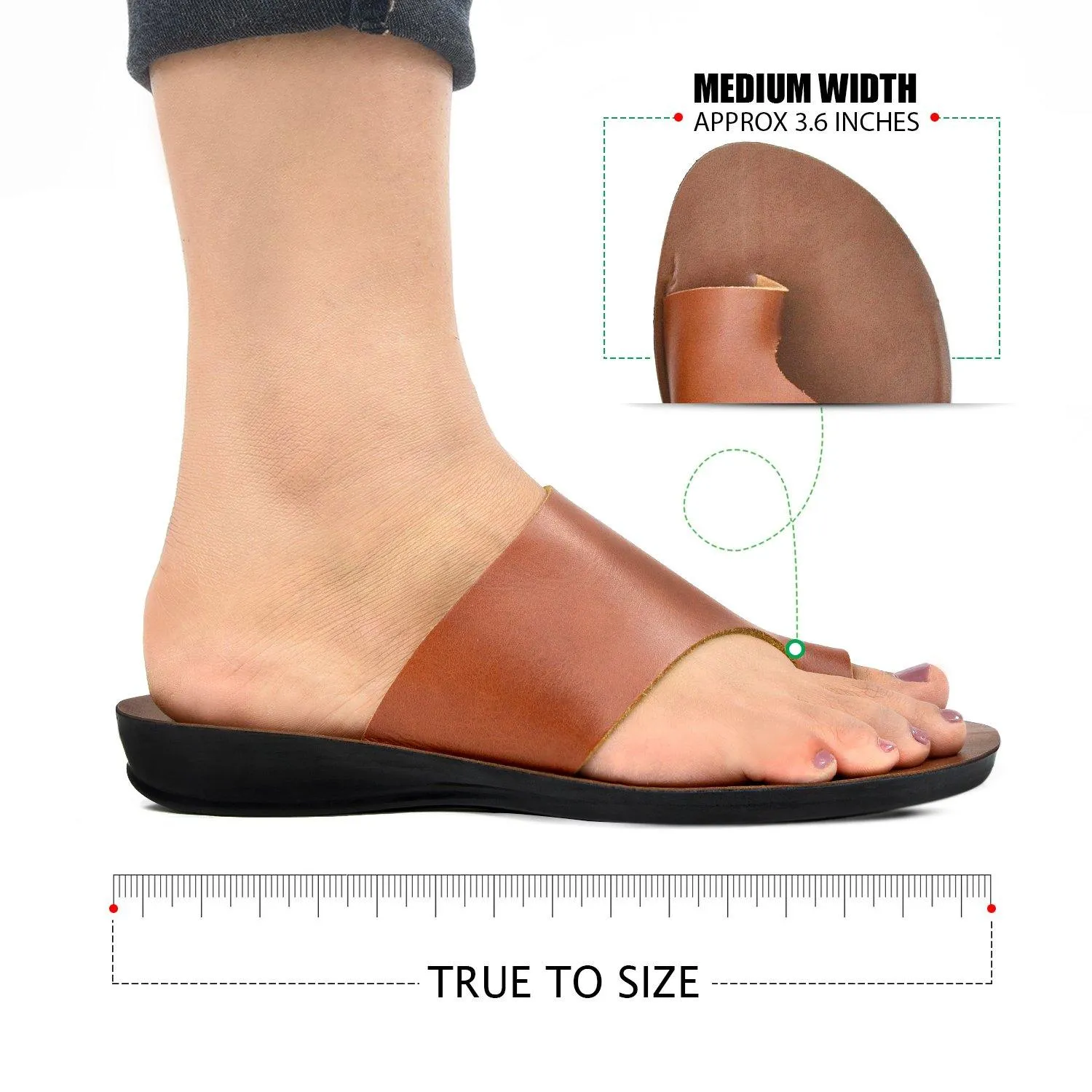 Aerosoft - Daffodil LS4830 Vintage Arch Support Outdoor Comfortable Walking Summer Sandals for Women