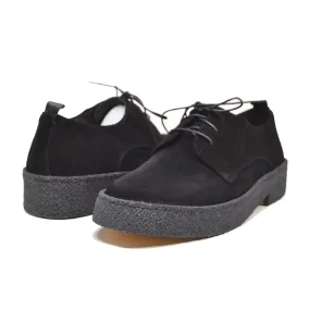 British Walkers Playboy Original Low Top Men's Black Suede Crepe Sole