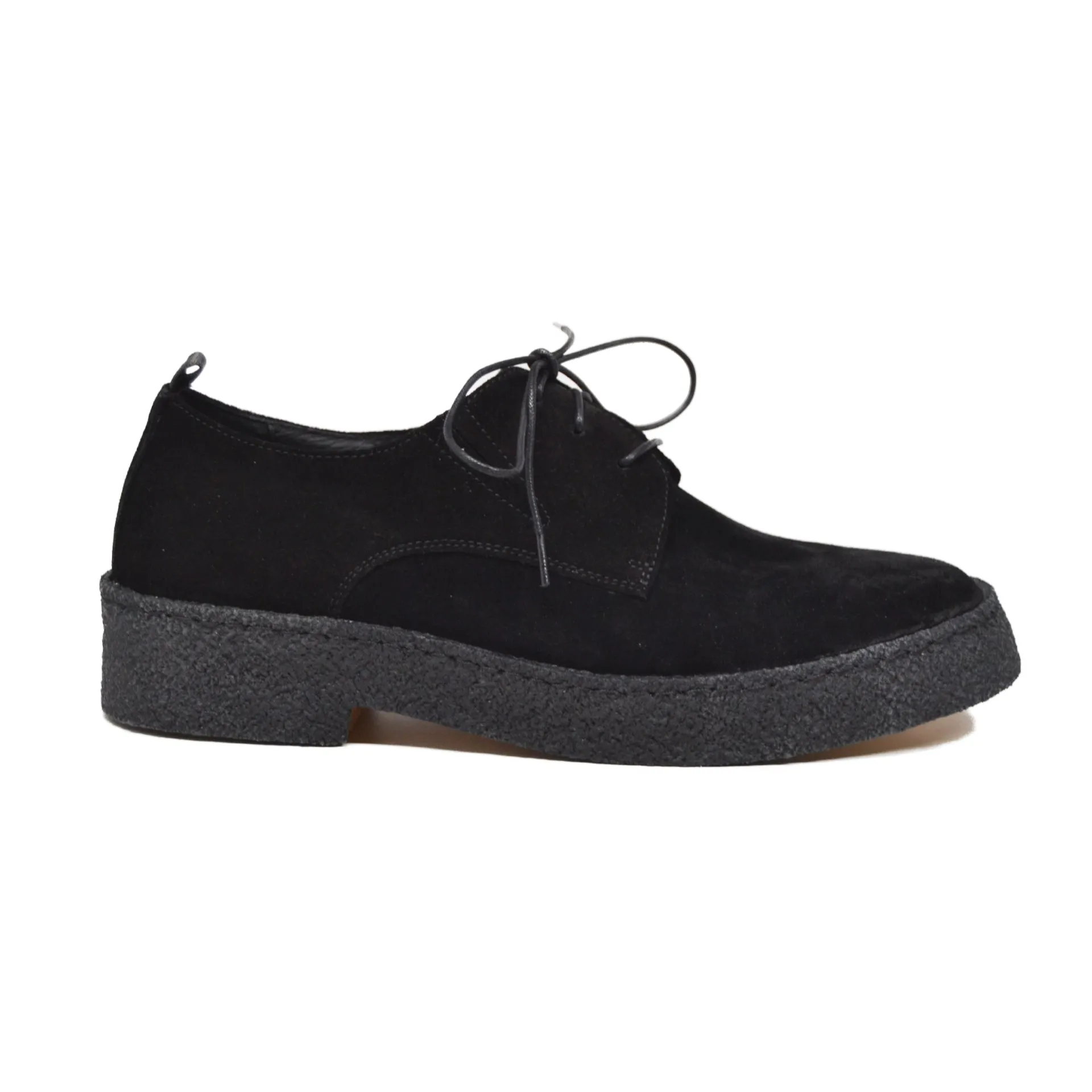 British Walkers Playboy Original Low Top Men's Black Suede Crepe Sole