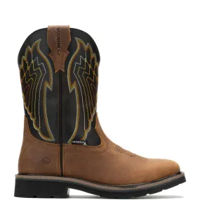 BRN RANCHER W/P SQUARE-TOE WELL - W231109