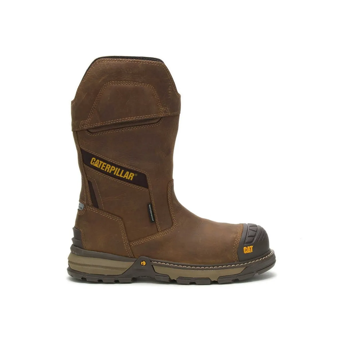 Caterpillar Excavator Superlite (p91448) Pull-on Waterproof Carbon Composite Toe Men's Work Boot  In Pyramid