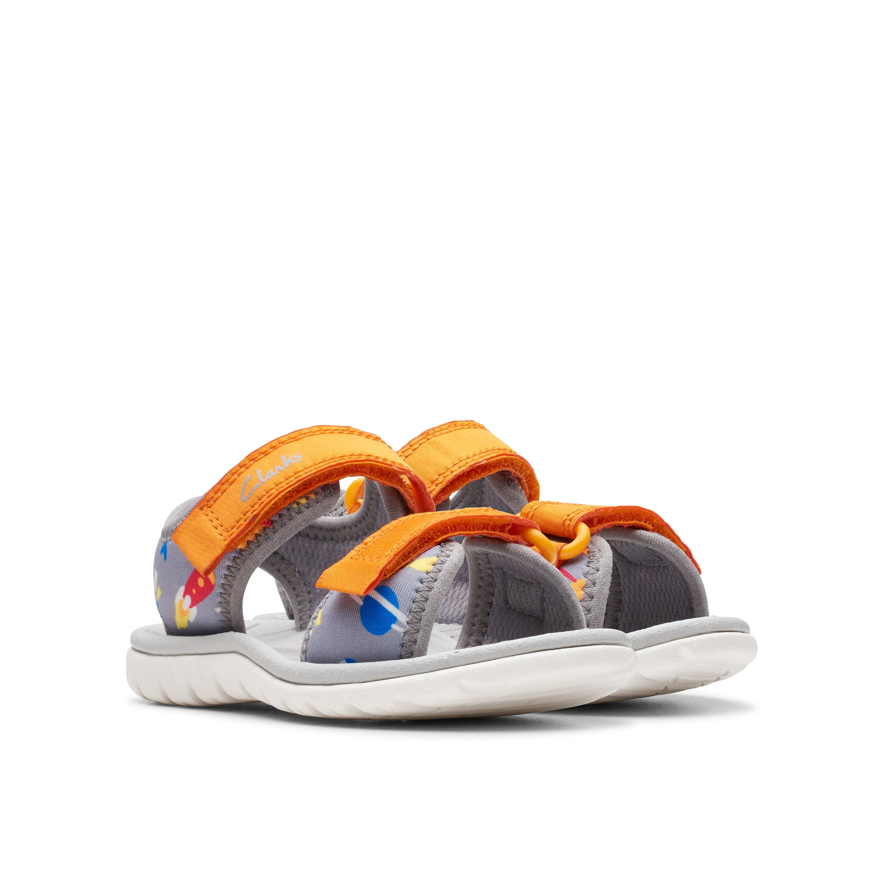 Clarks Surfing Tide T Boys Grey Rocket Water Friendly Sandal