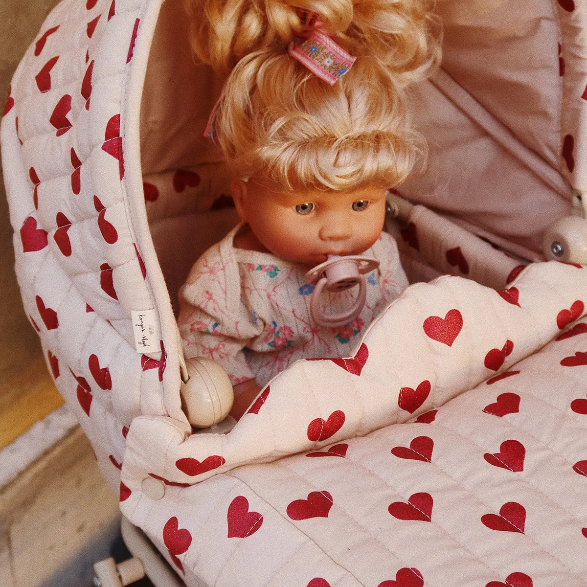 Doll Pram in Amour Rouge by Konges Sløjd