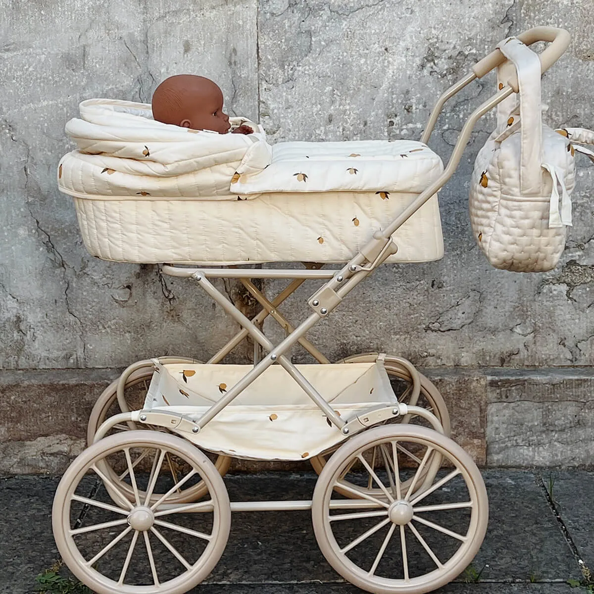 Doll Pram in Lemon by Konges Sløjd