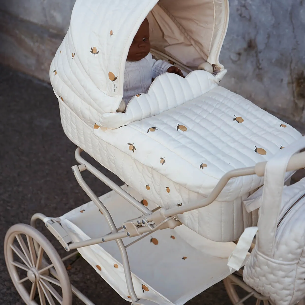 Doll Pram in Lemon by Konges Sløjd