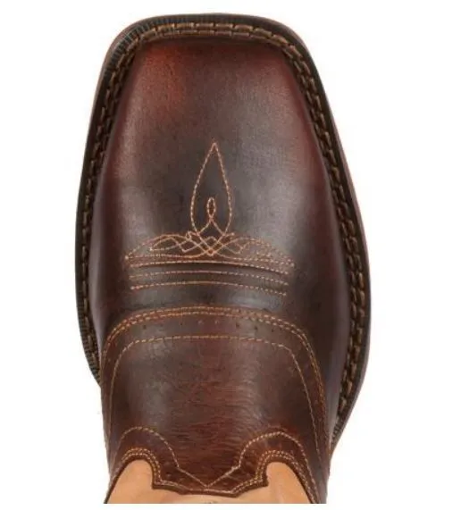 Durango Rebel Men's Steel Toe EH Saddle Up Pull On Leather Western Boot DB019