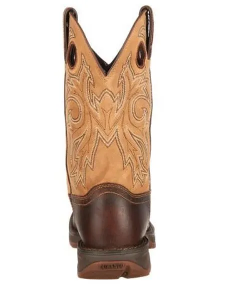 Durango Rebel Men's Steel Toe EH Saddle Up Pull On Leather Western Boot DB019