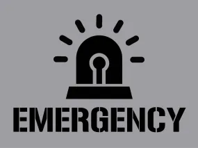 Emergency - Aluminium Composite Stencil