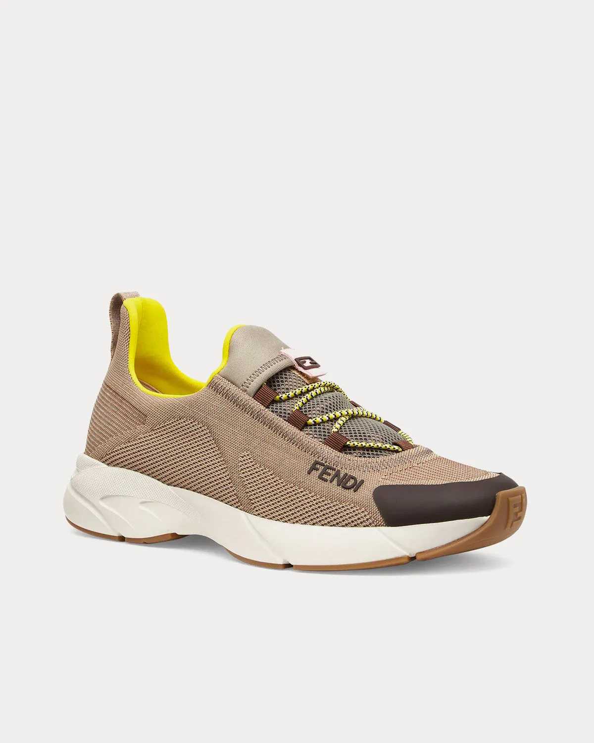 Faster Mesh Beige Low Top Sneakers
