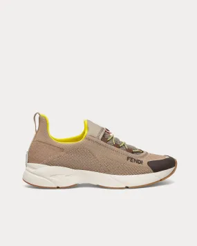 Faster Mesh Beige Low Top Sneakers
