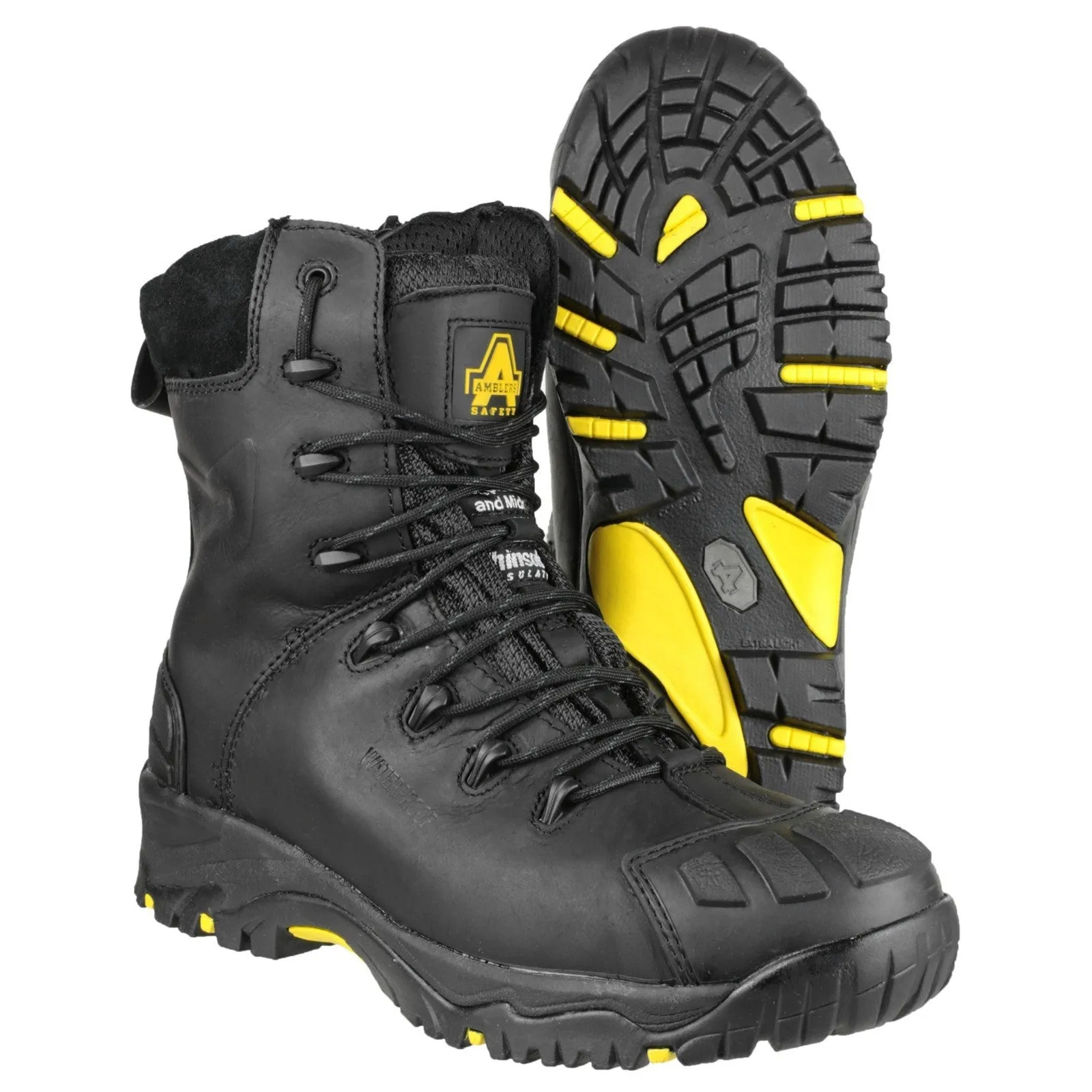 FS999 Hi Leg Composite Safety Boot With Side Zip