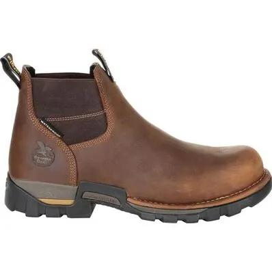 GEORGIA BOOT Men's Eagle One Steel Toe 4 Inch Waterproof Chelsea GB00337