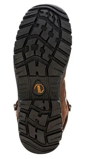 Hoss Men's Brown Steel Toe Electrical Hazard Waterproof Work Boot 60421