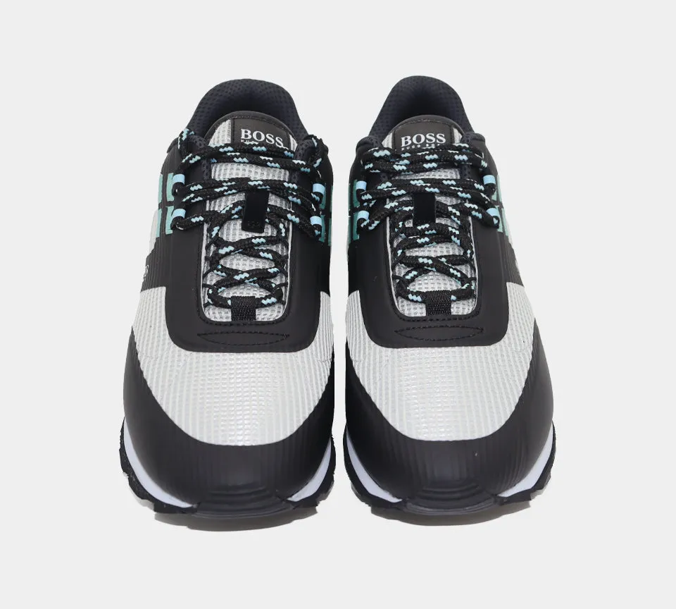 Hugo Boss Parkour Runn Hybrid 50455306060 Trainers Open Grey UK 6-11