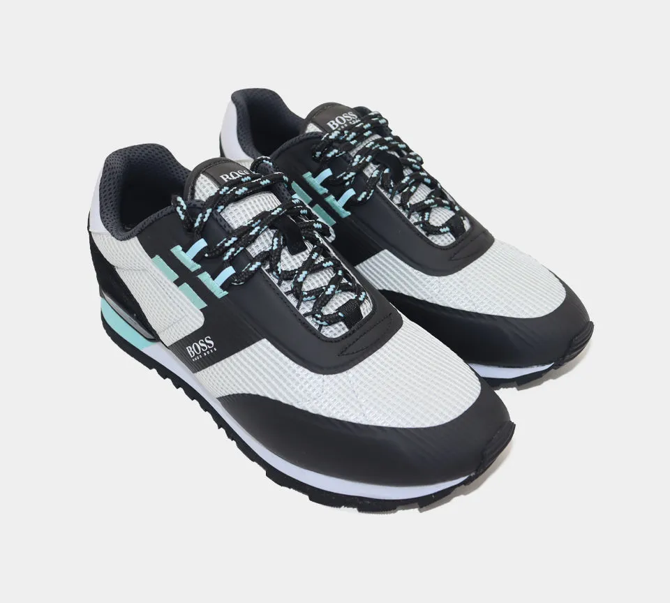 Hugo Boss Parkour Runn Hybrid 50455306060 Trainers Open Grey UK 6-11