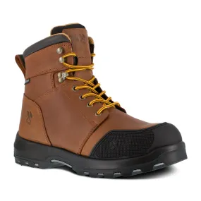 Iron Age 6" Men's Work Boot Waterproof Composite Toe Immortalizer Ia0171 In Brown