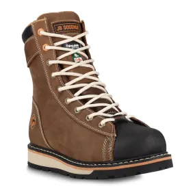 JB Goodhue Men's Work Boots Rigger Waterproof Steel Toe 07889 Tan