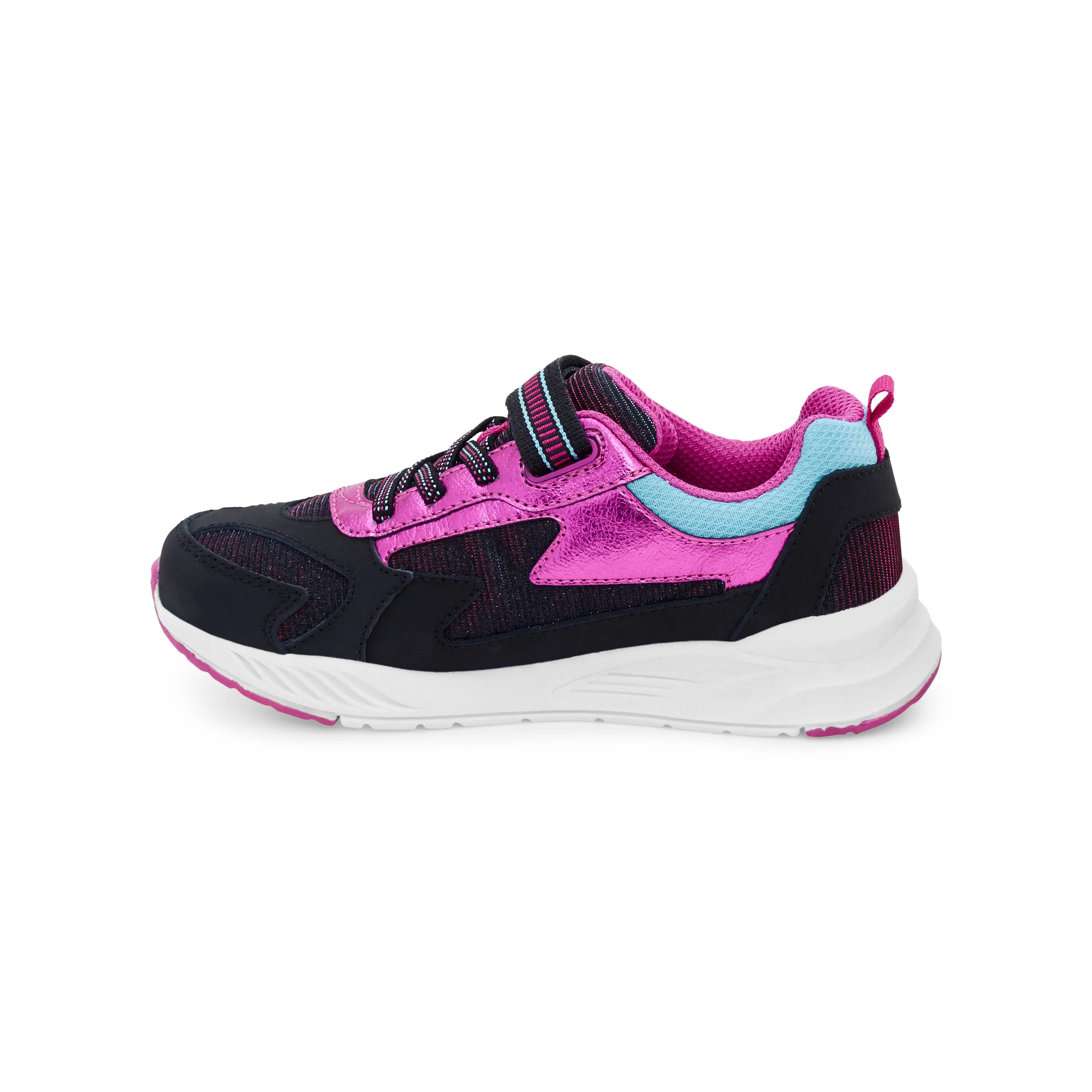 Light-Up Zips Cosmic Sneaker - Big Kid Black Multi