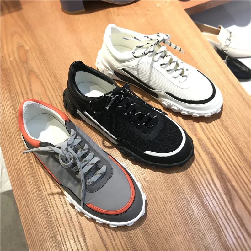 LUXE SEVEN DESIGN MESH PANEL TRAINERS