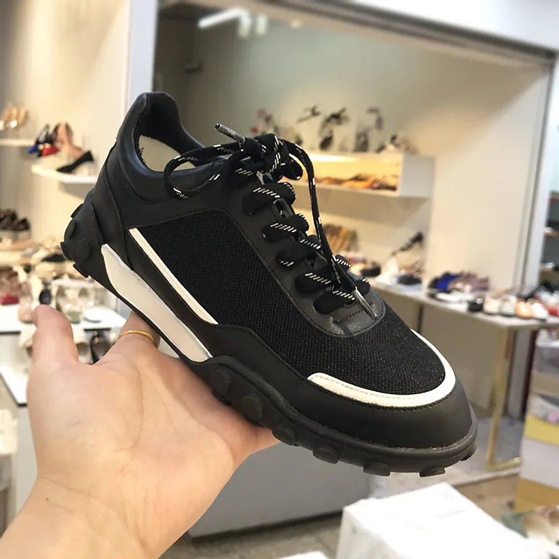 LUXE SEVEN DESIGN MESH PANEL TRAINERS