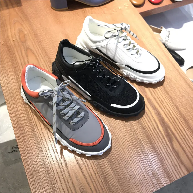 LUXE SEVEN DESIGN MESH PANEL TRAINERS