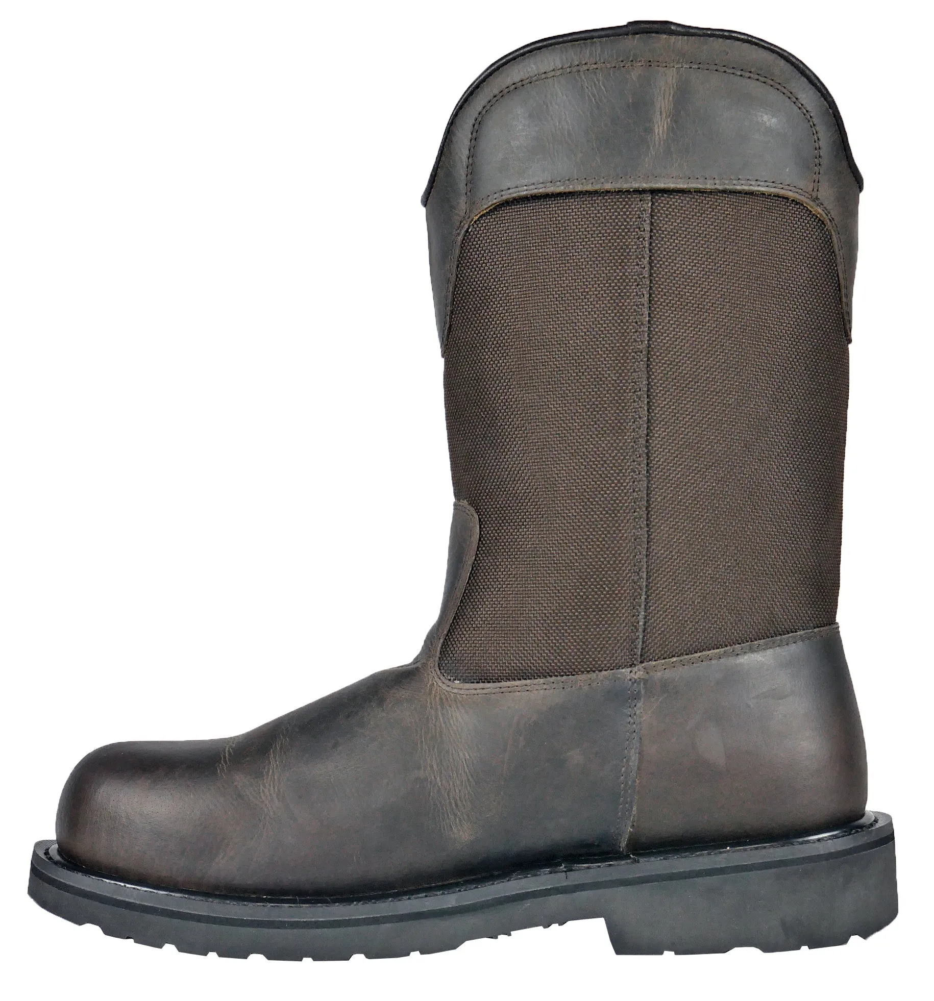 Men's Hoss Buck Brown, EH, SR, Pull On Steel Toe Boot