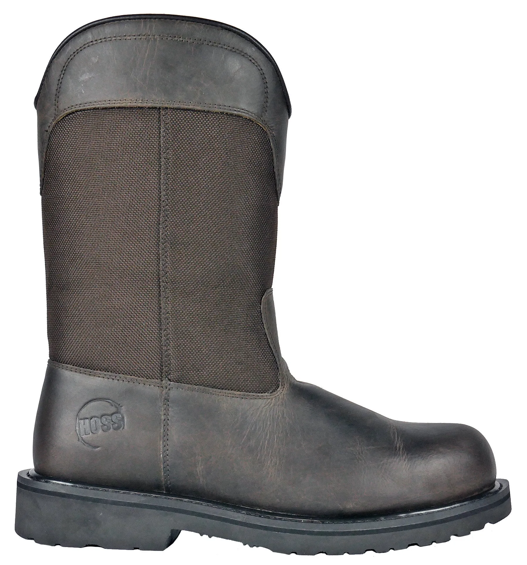 Men's Hoss Buck Brown, EH, SR, Pull On Steel Toe Boot