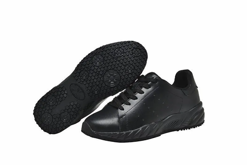 Mt. Emey 3401 Black - Women's Added Depth Oil/Slip Resistant Shoes with Laces