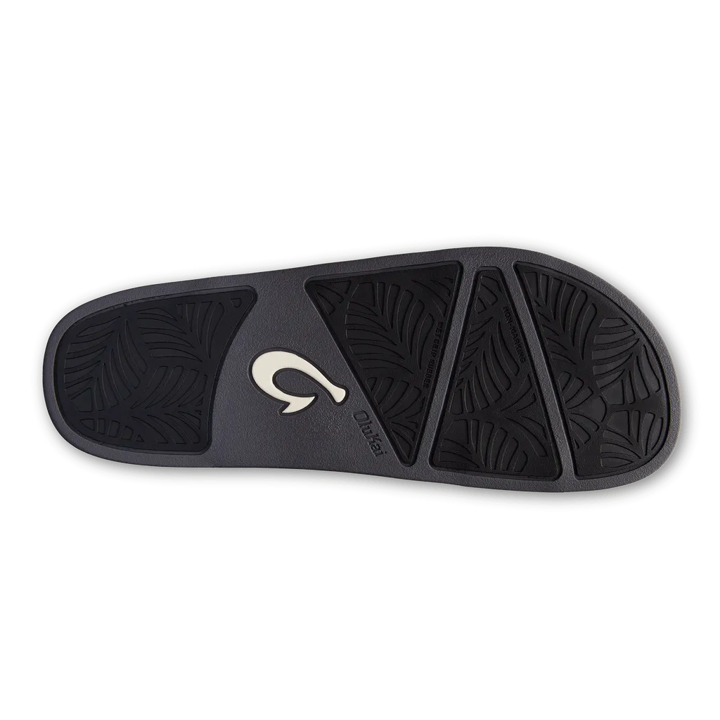 OluKai Women's Hila Sandals- Black/Black