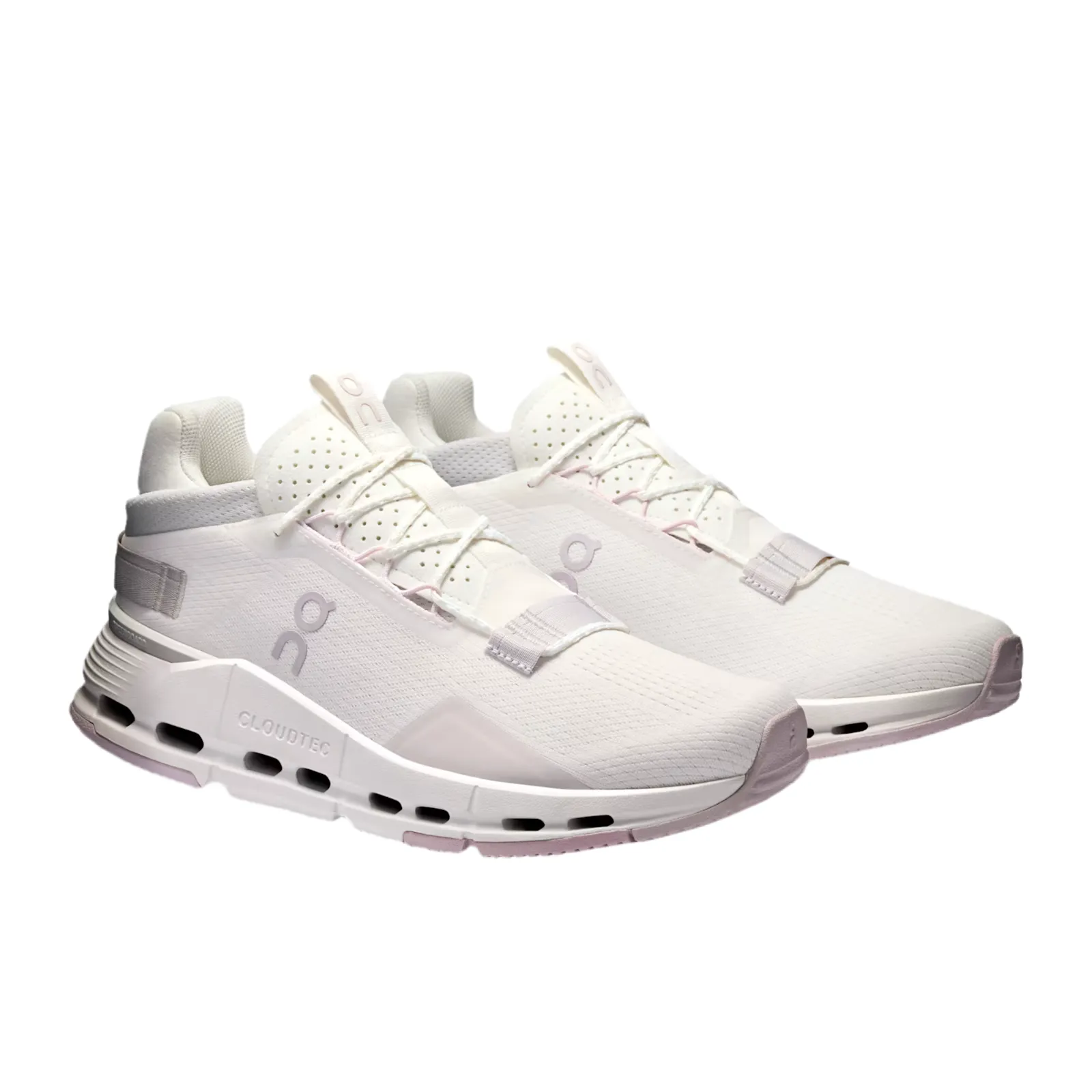 On Running Women's Cloudnova 2 Sneaker in White/Orchid