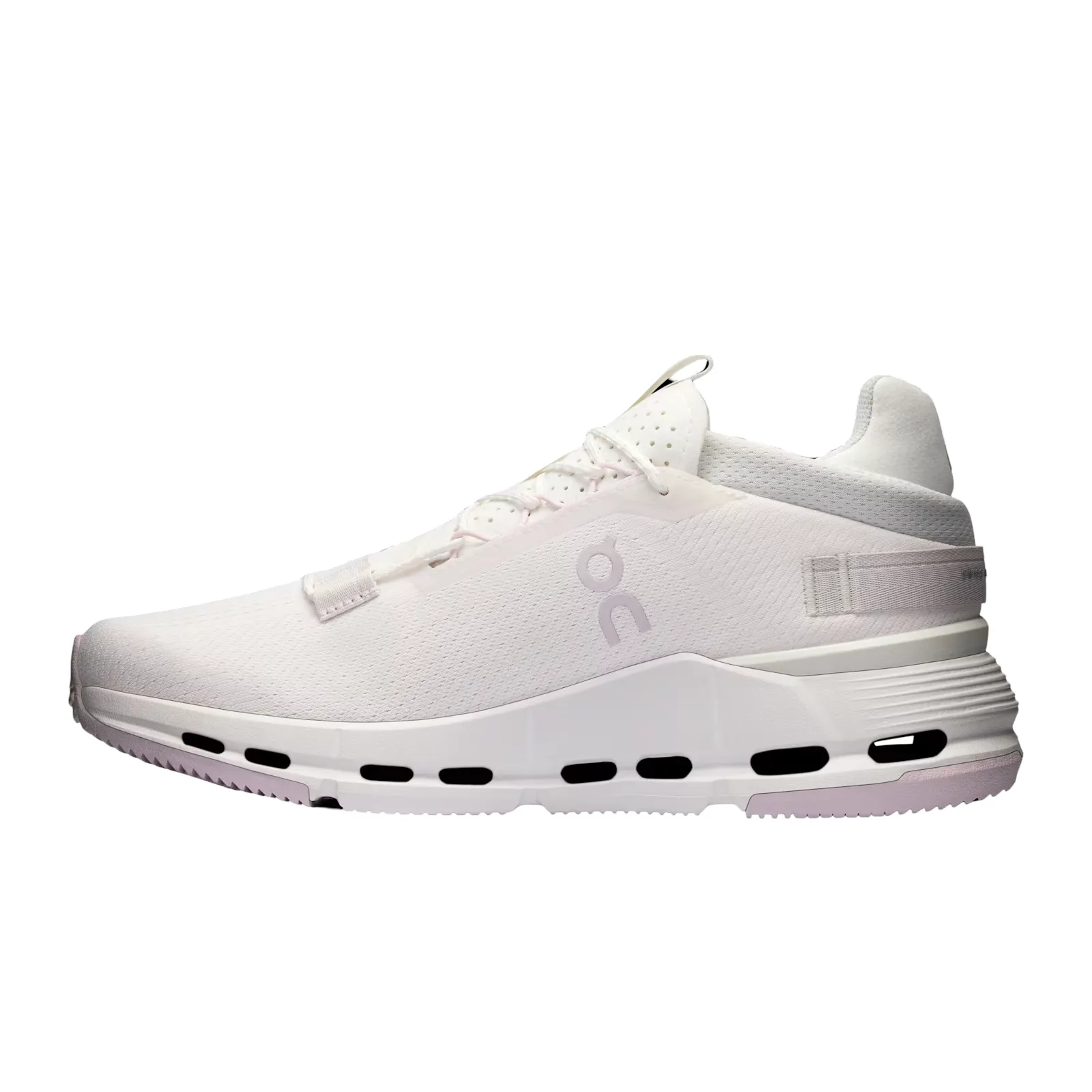 On Running Women's Cloudnova 2 Sneaker in White/Orchid