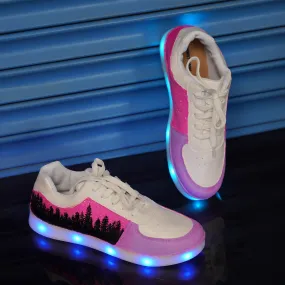 Pink Forest Sneakers - Light Me Up