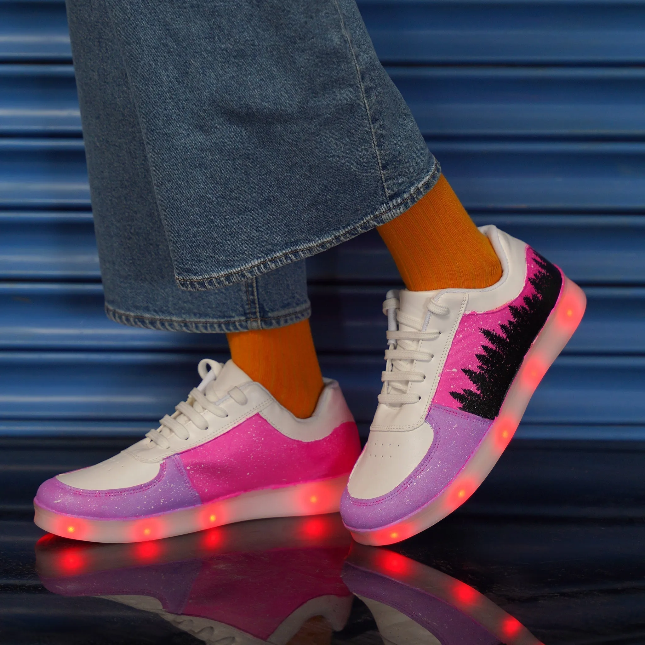 Pink Forest Sneakers - Light Me Up