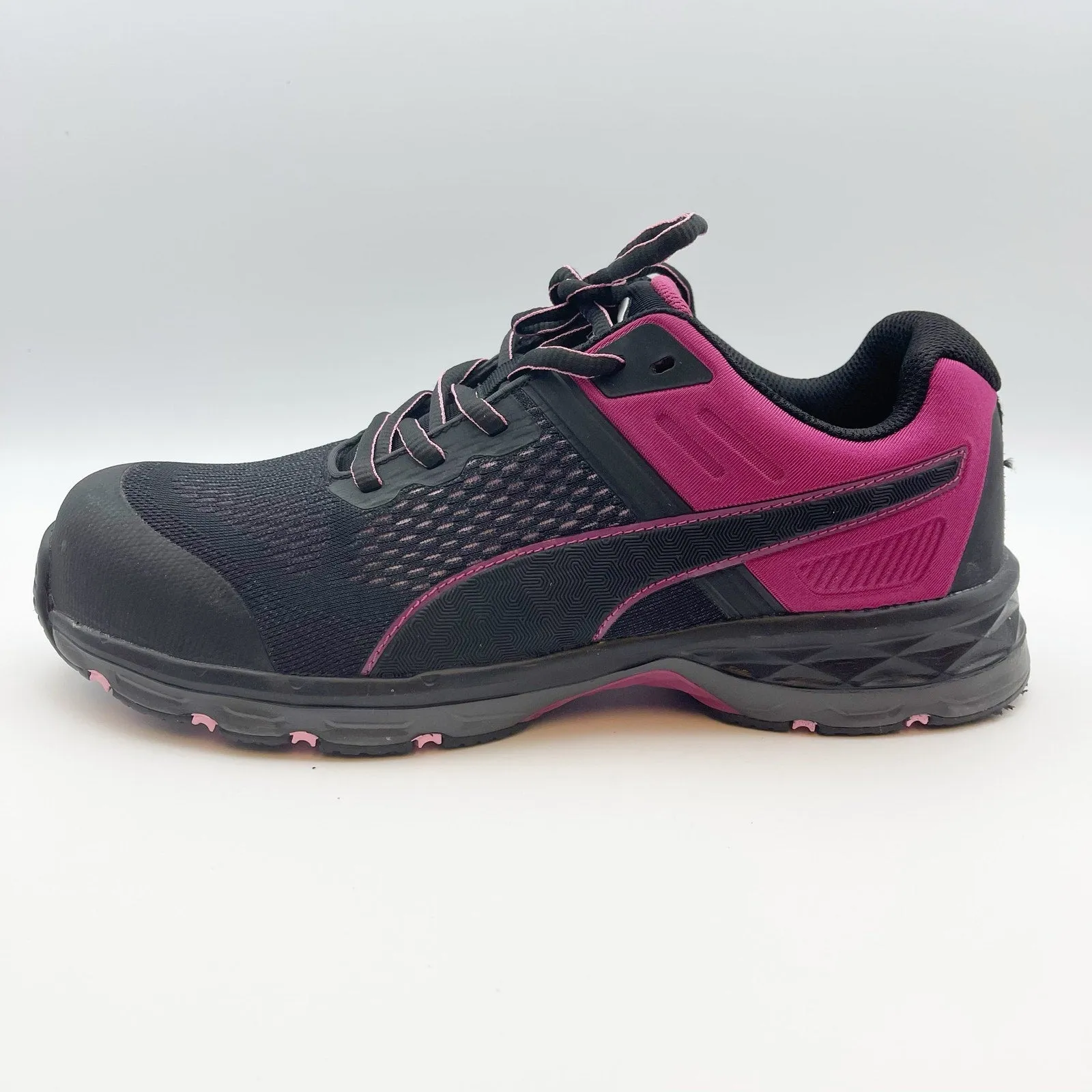 PUMA Womens Define Low 2.0 Safety Work Sneaker 9 Purple Black NMT SR SD