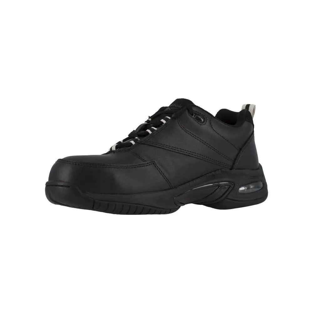 Reebok Women's Tyak Athletic Work Shoe Composite Toe Rb417 In Black