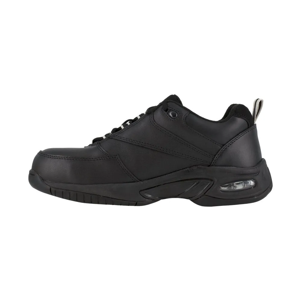 Reebok Women's Tyak Athletic Work Shoe Composite Toe Rb417 In Black