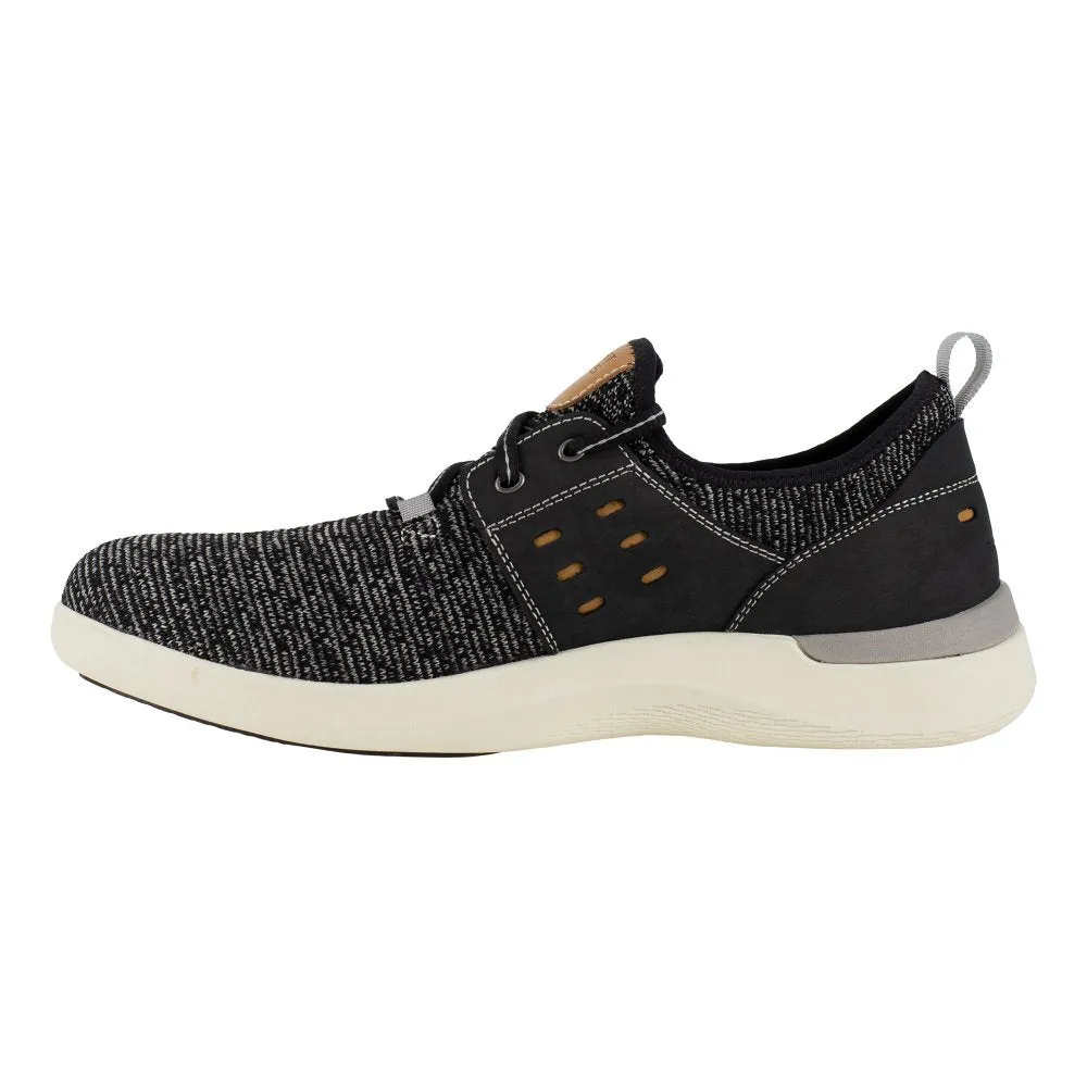 Rockport Two Eye Tie Work Sneaker Men's Composite Toe Truflex Rk4689 In Black