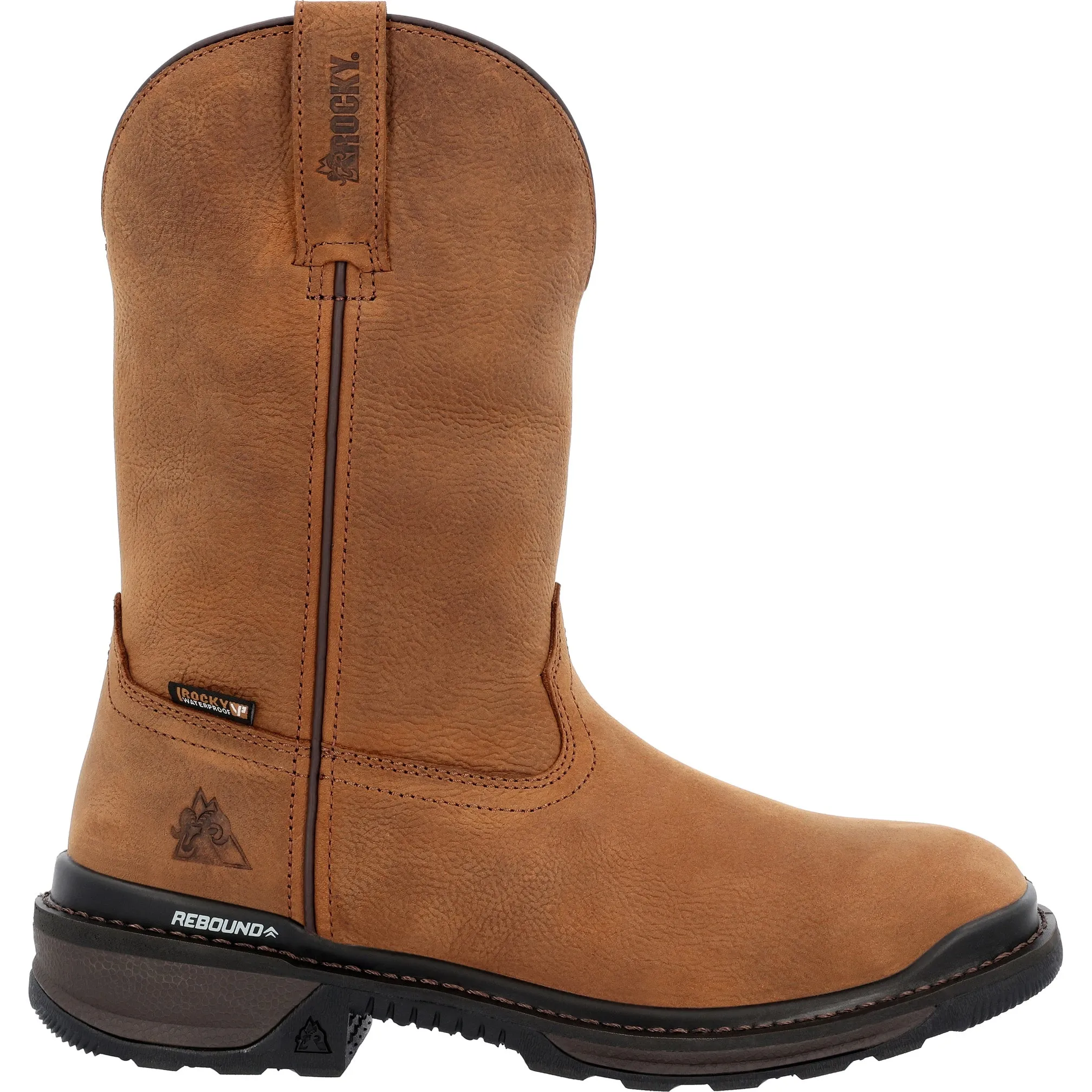 Rocky Men Rams Horn Western Work Boot