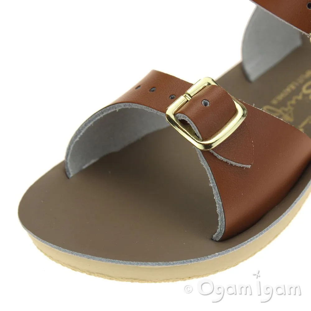 Salt-Water Surfer Boys Girls Tan Sandal
