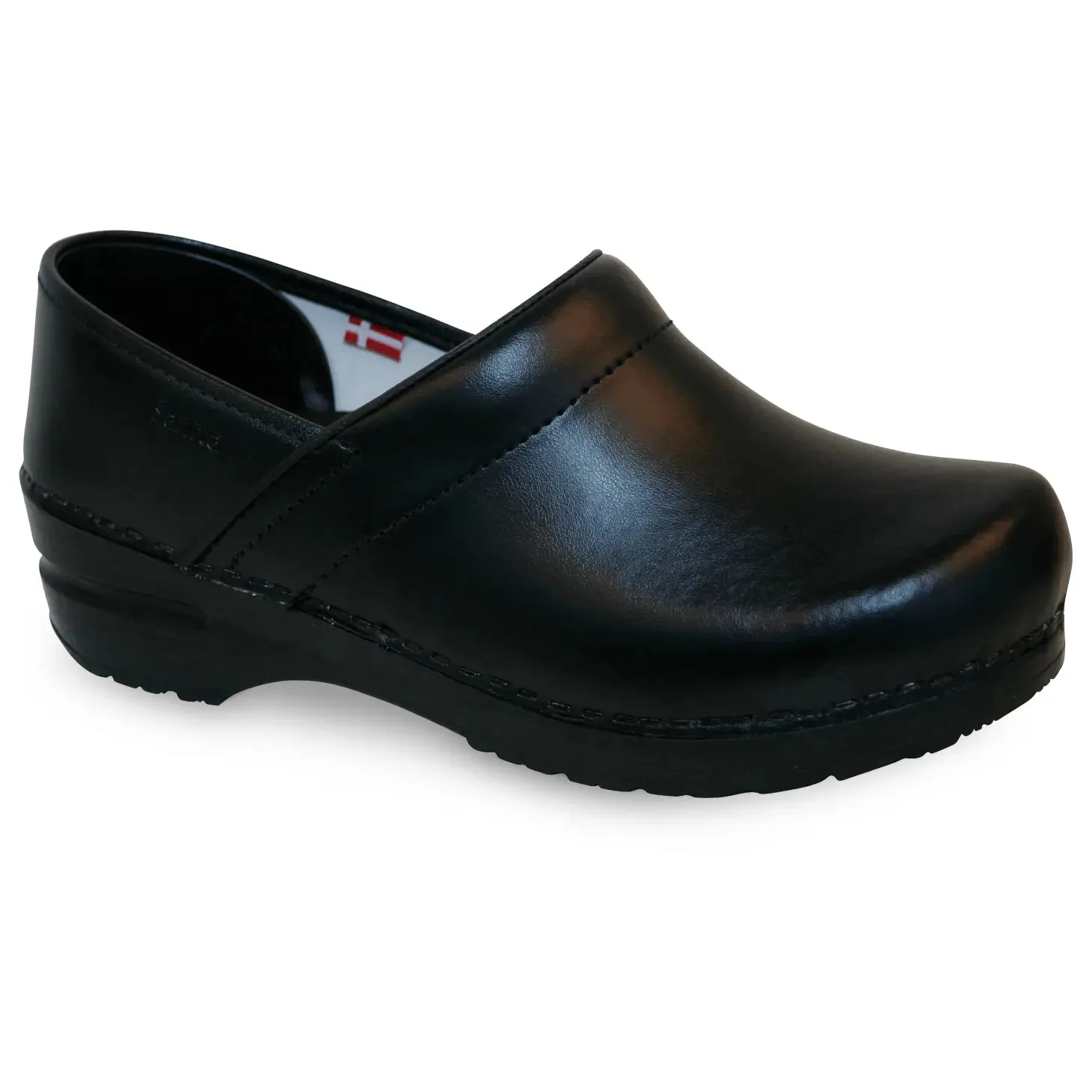Sanita Pro. PU Men's Black Polyurethane Nursing Clog