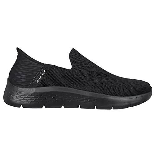 Skechers Men's Gowalk Flex Hands Free Slip-ins Athletic Slip-on Casual Walking Shoes Sneaker, Black, 9