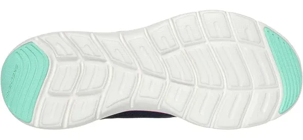Skechers Women's 150202/NVHP Flex Appeal 5.0 - Fresh Touch Trainers Navy Hot Pink
