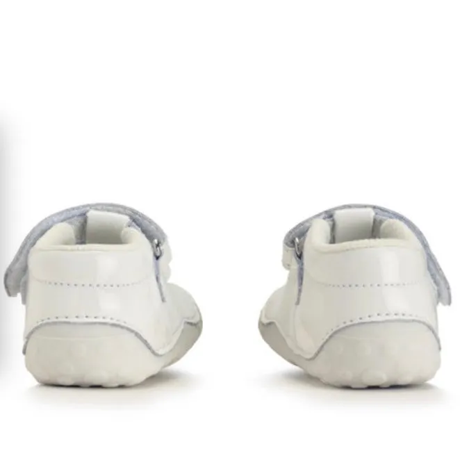 Start Rite Wiggle White Patent