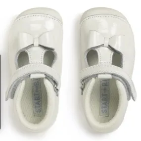 Start Rite Wiggle White Patent