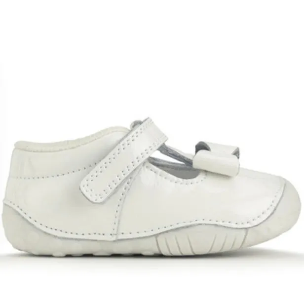 Start Rite Wiggle White Patent