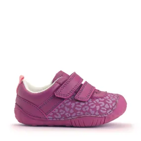 Startrite Little Smile Pre-Walker G Fit Berry Leopard