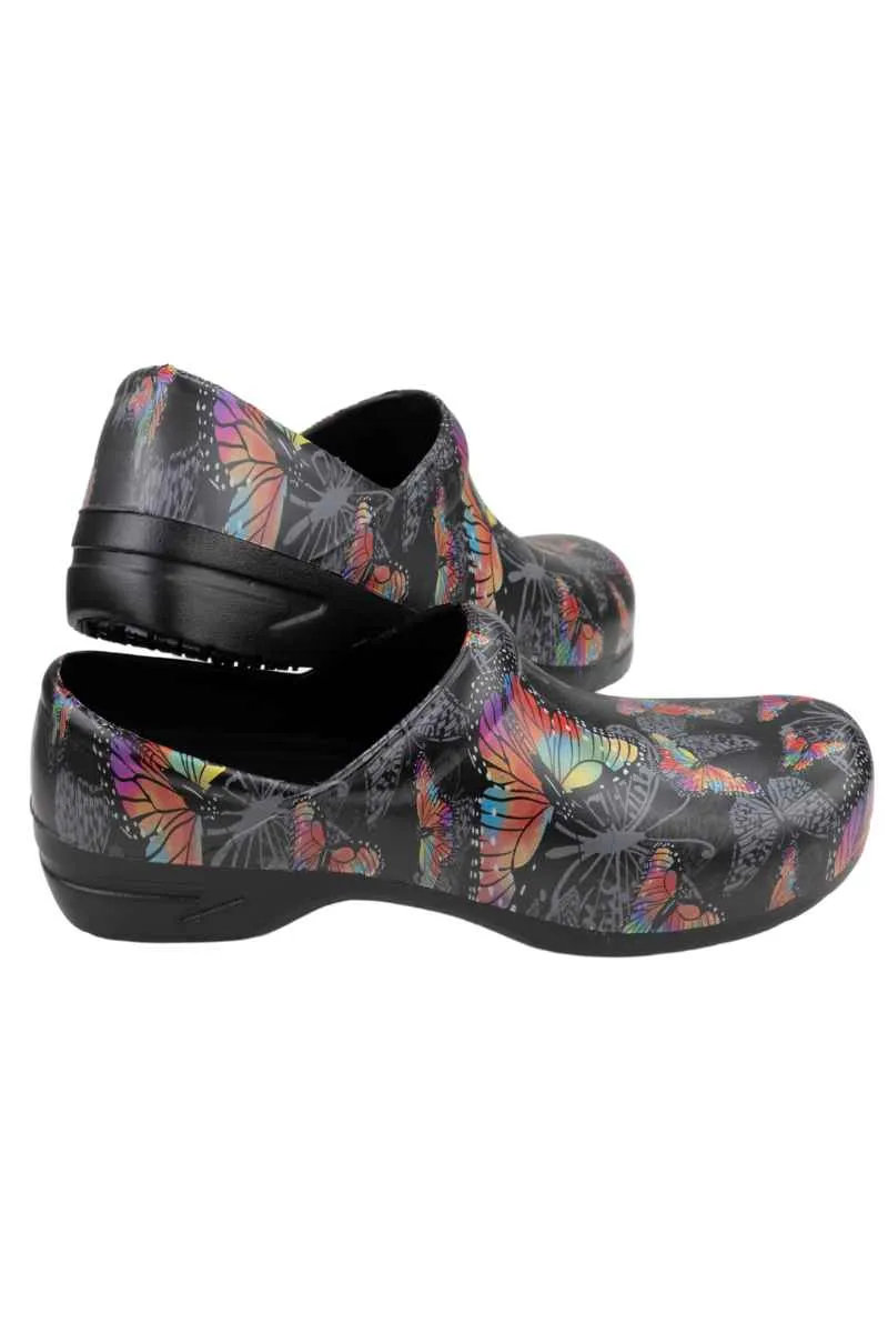 StepZ Women's Slip Resistant Nurse Clogs | Monarch Flight
