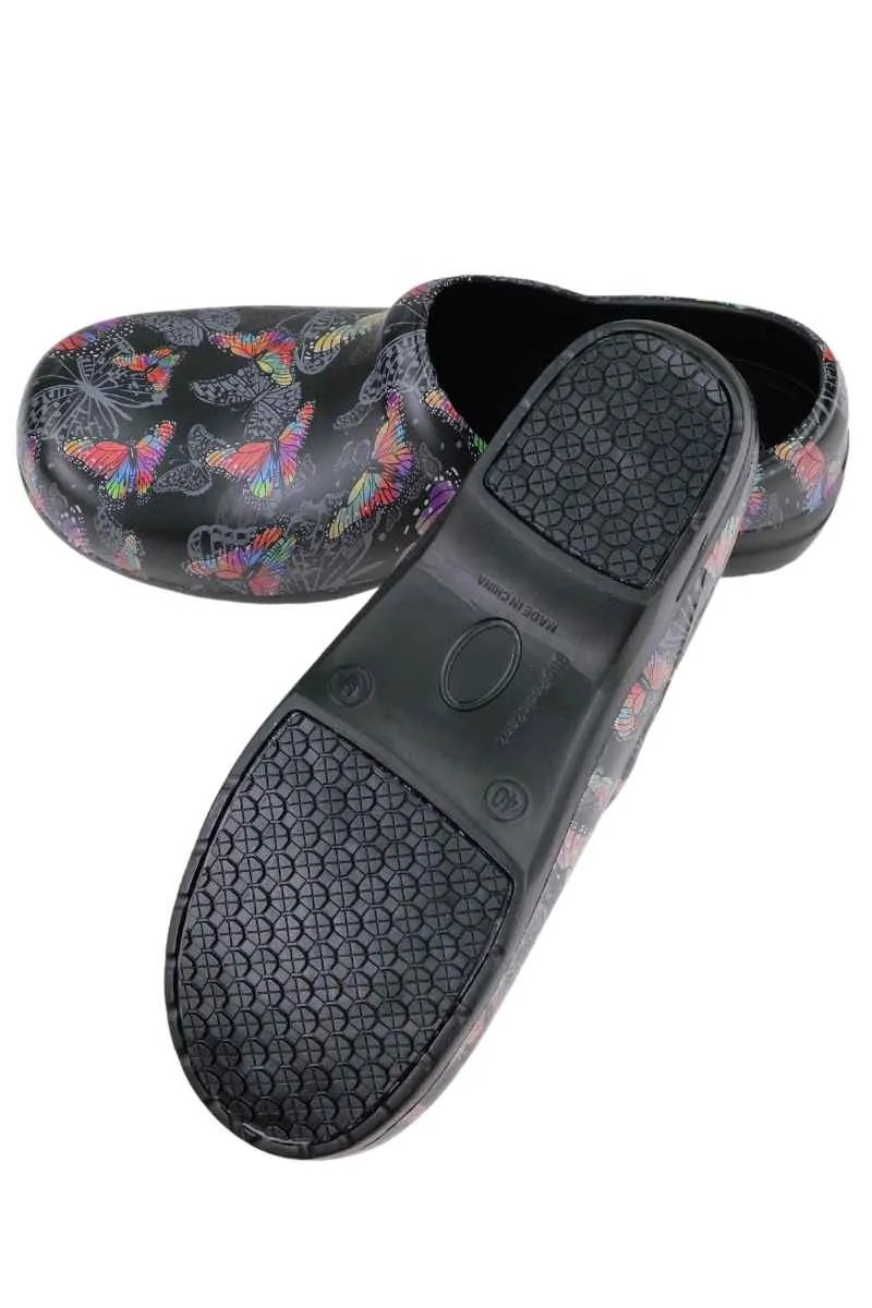 StepZ Women's Slip Resistant Nurse Clogs | Monarch Flight