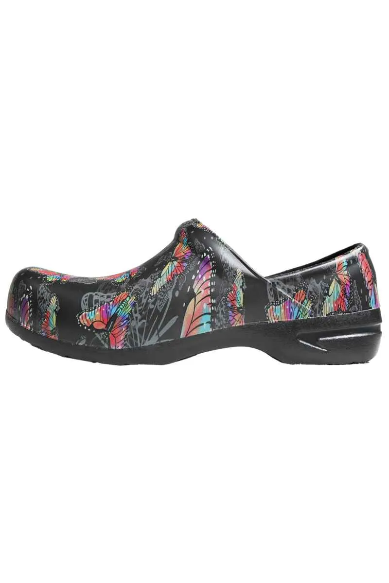 StepZ Women's Slip Resistant Nurse Clogs | Monarch Flight