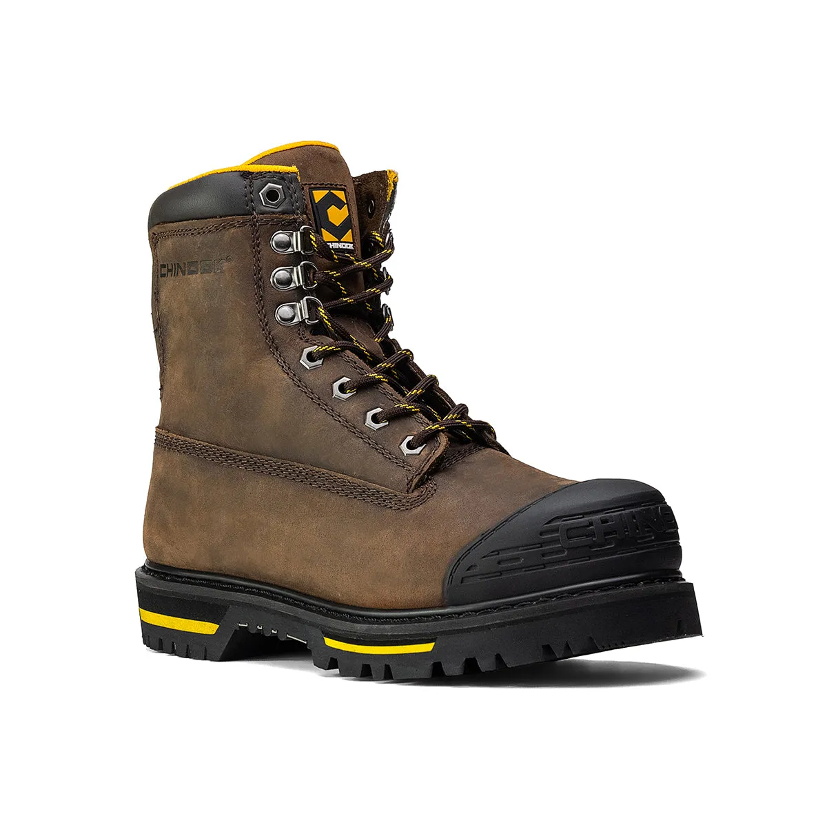 Tarantula 8" Steel Toe Men's Work Boot - Brown